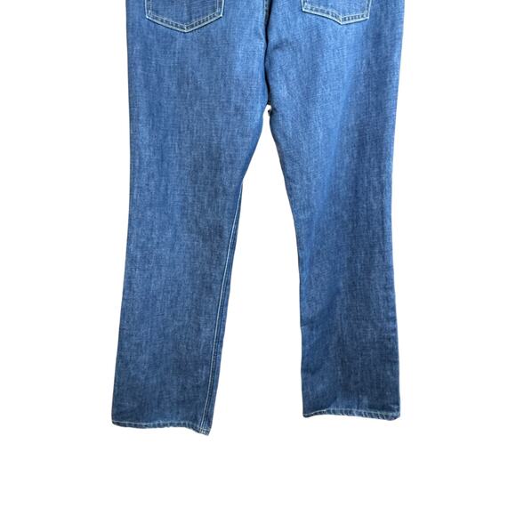 J. Crew Dark Wash Button-Fly Boot Cut Jeans 14L 5-Pocket Casual - Picture 2 of 14